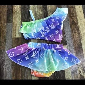 Colorful Designer Two-Piece Set